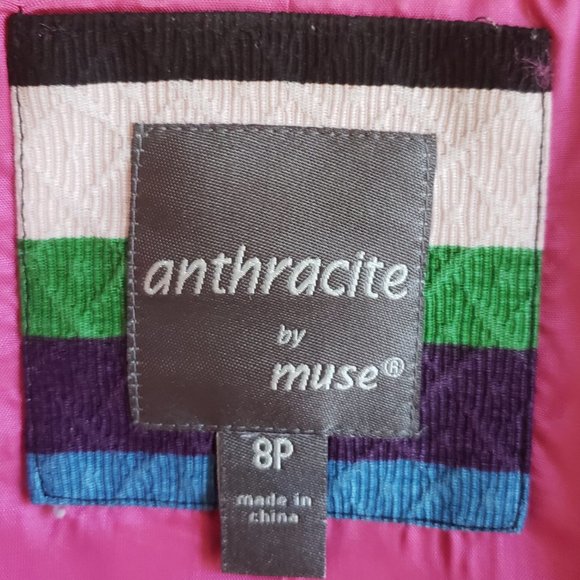 NWOT Anthracite by Muse  Multi-Colored Jacket Sz 8P - Picture 10 of 11